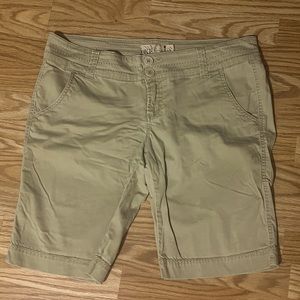 Buckle Khaki Shorts